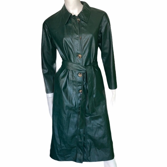 Blank NYC Dresses & Skirts - 🎈🎈Blank NYC faux Leather long sleeve shirt dress